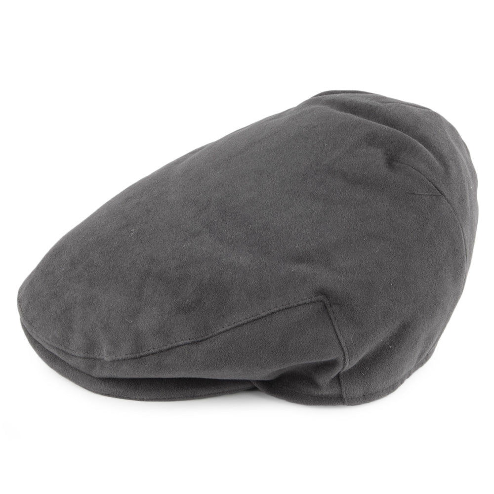 Casquette Plate en Moleskine gris CHRISTYS
