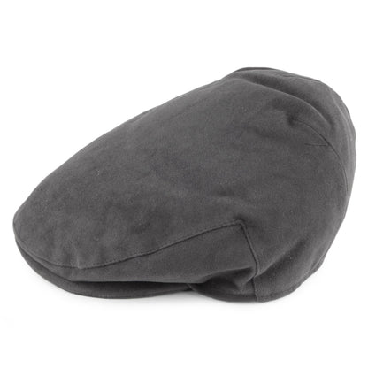 Casquette Plate en Moleskine gris CHRISTYS