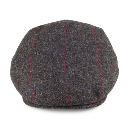 Casquette Plate en Tweed Balmoral Country anthracite CHRISTYS