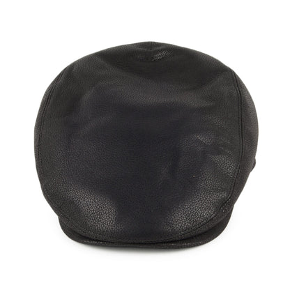 Casquette Plate en Cuir Deep Fit noir CITY SPORT