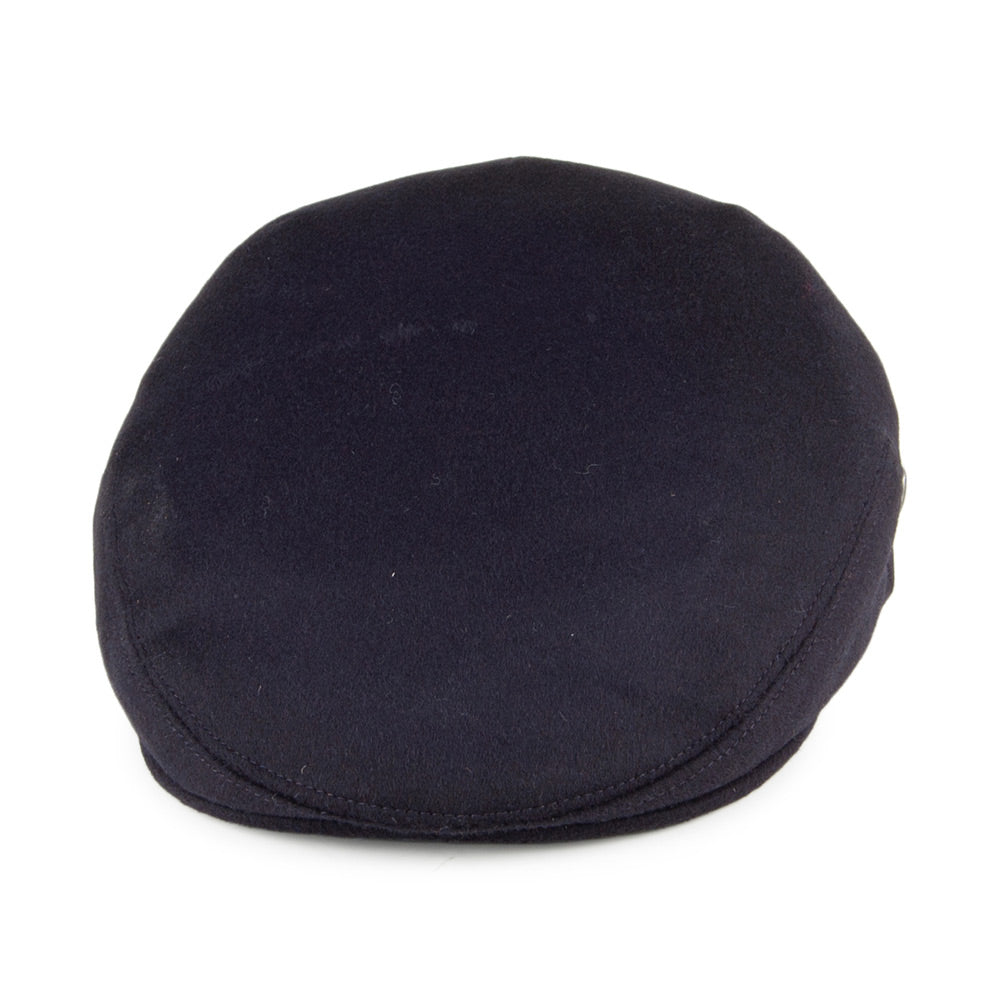 Casquette Plate en Pur Cachemire noir CITY SPORT