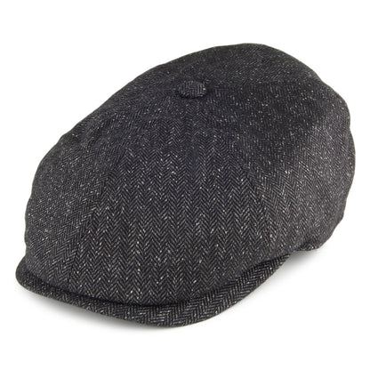 Casquette Gavroche en Soie Mélangée Hudson noir FAILSWORTH