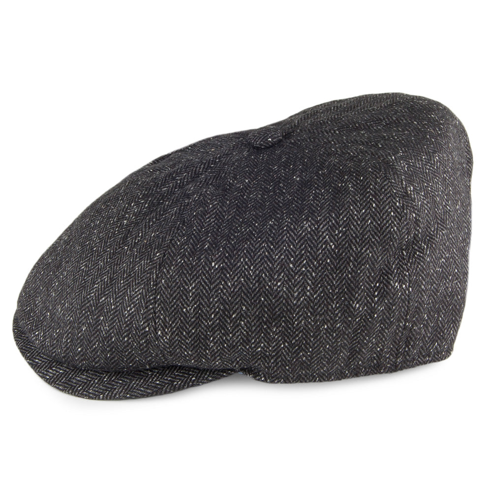 Casquette Gavroche en Soie Mélangée Hudson noir FAILSWORTH