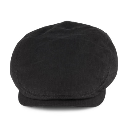 Casquette Plate en Lin Driver noir STETSON