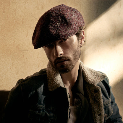 Casquette Gavroche Pliable Kufell bordeaux BAILEY