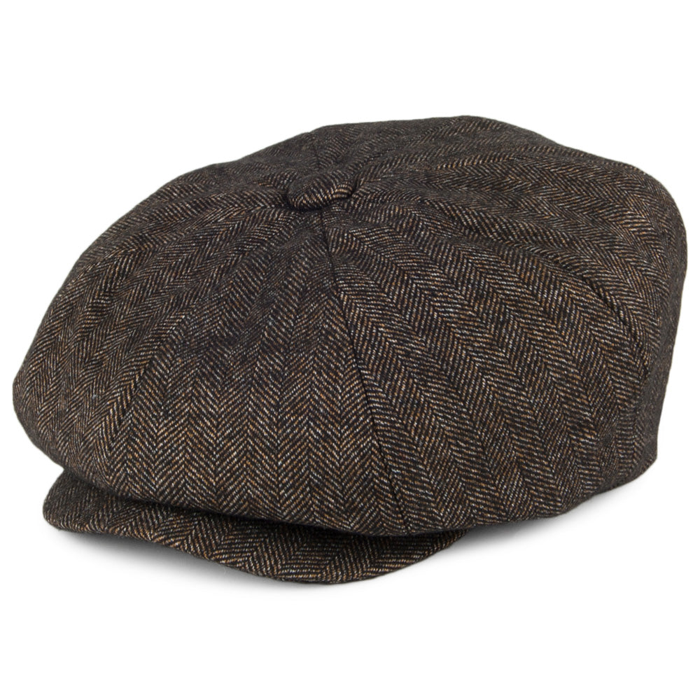 Casquette Gavroche à Chevrons Beech noir-marron BAILEY