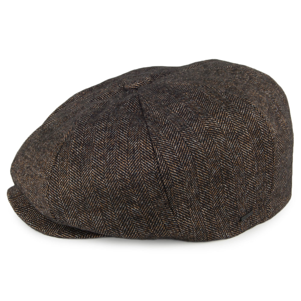 Casquette Gavroche à Chevrons Beech noir-marron BAILEY