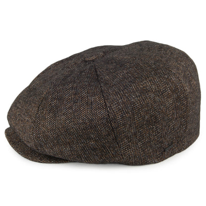 Casquette Gavroche à Chevrons Beech noir-marron BAILEY
