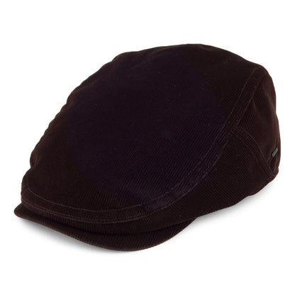 Casquette Plate en Velours Côtelé Anthem chocolat BAILEY
