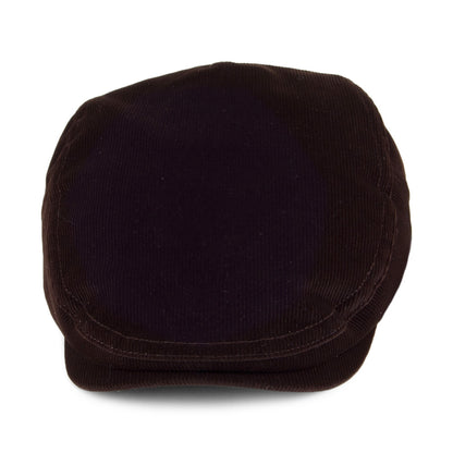Casquette Plate en Velours Côtelé Anthem chocolat BAILEY