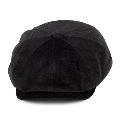 Casquette Gavroche en Velours Wyman noir BAILEY