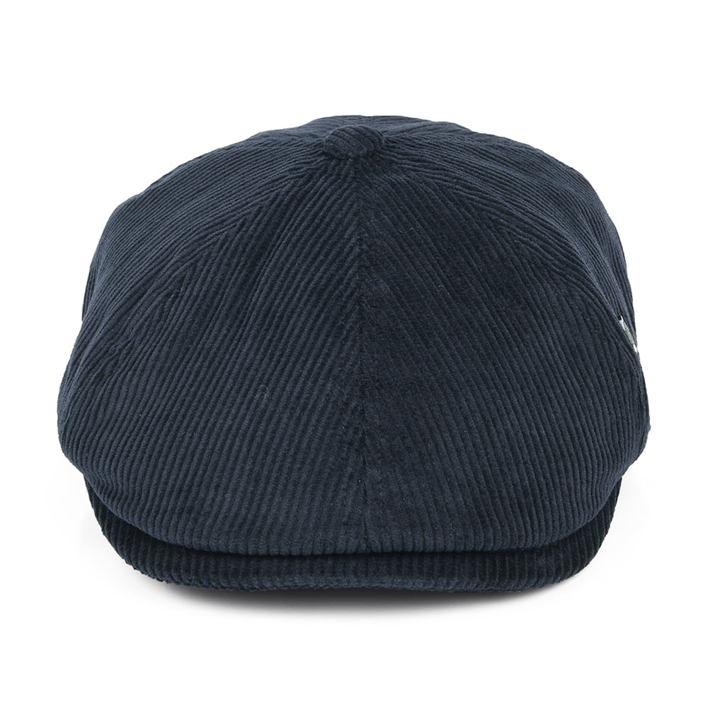 Casquette Gavroche en Velours Côtelé Hudson bleu marine FAILSWORTH