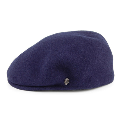 Casquette Plate en Laine Classic bleu marine JAXON & JAMES