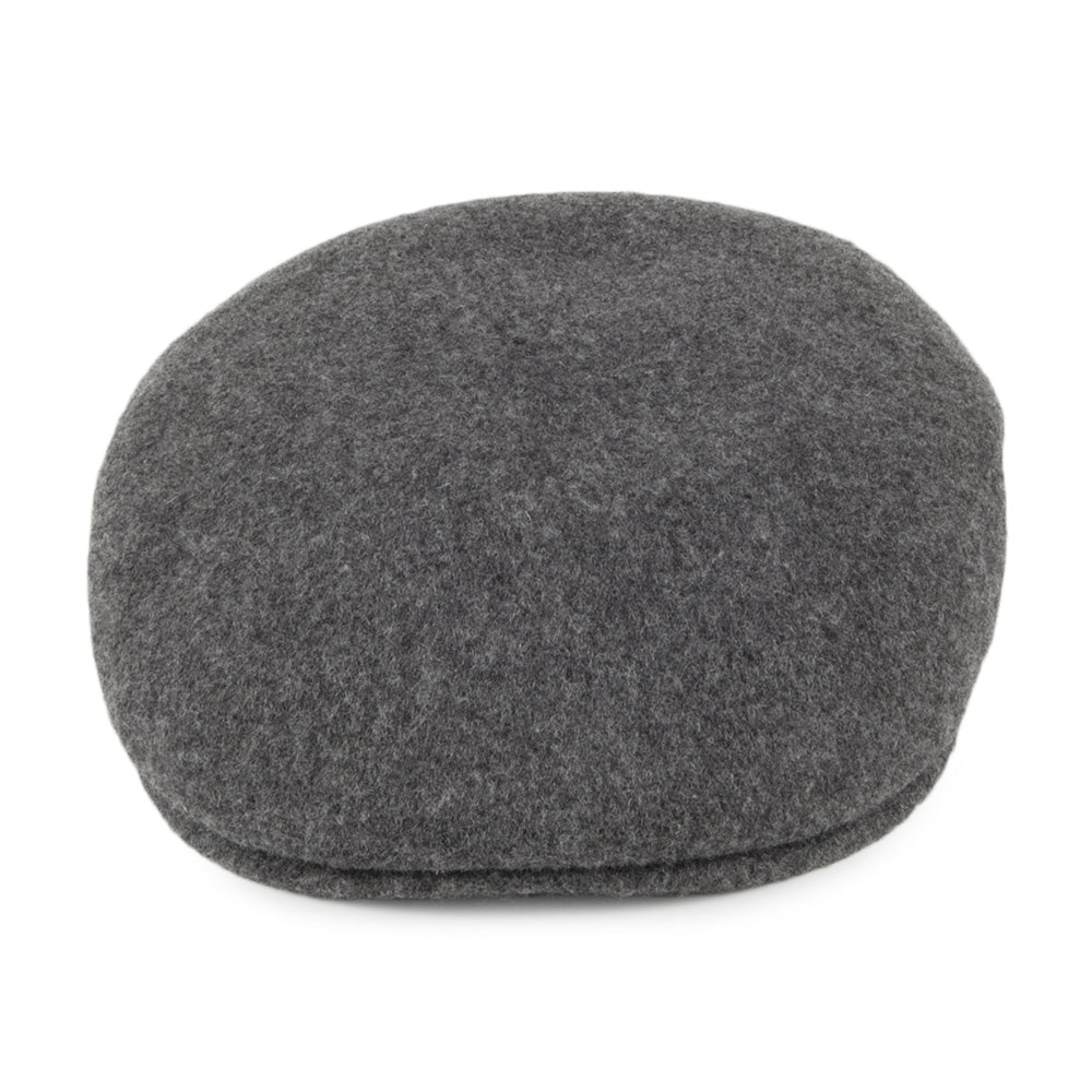 Casquette Plate en Laine Classic anthracite JAXON & JAMES