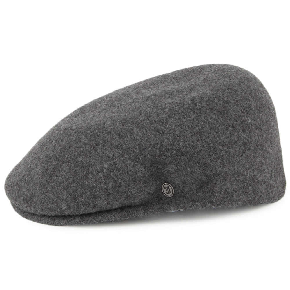 Casquette Plate en Laine Classic anthracite JAXON & JAMES