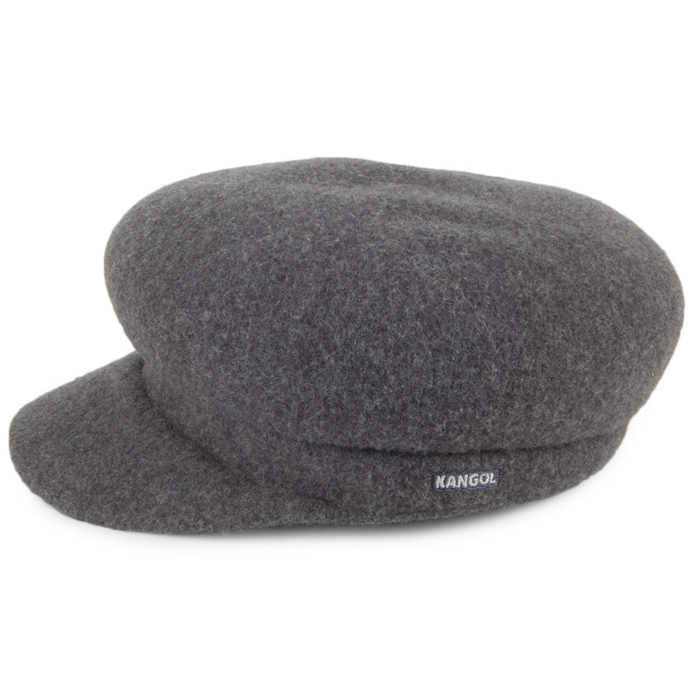 Casquette de Marin en Laine Enfield flanelle foncée KANGOL