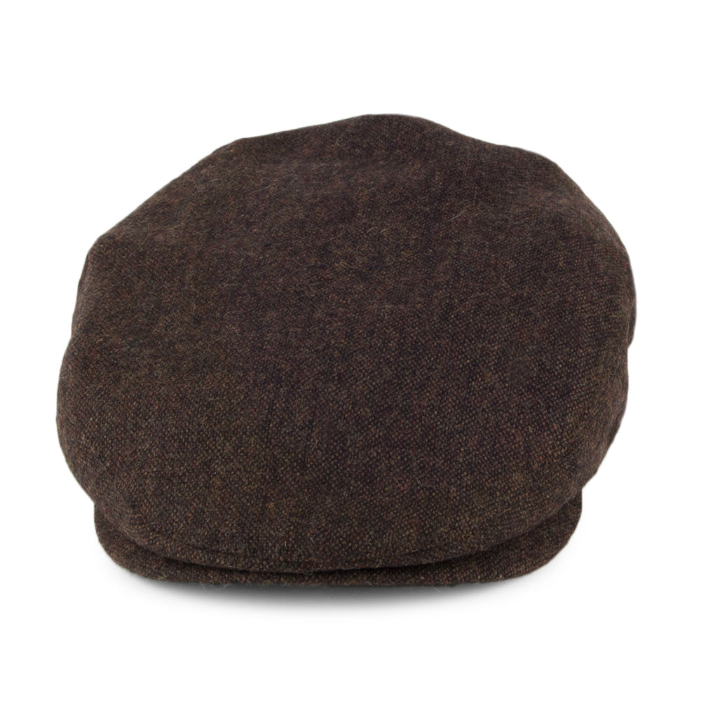 Casquette Plate Chinée Hooligan mélange de marrons BRIXTON