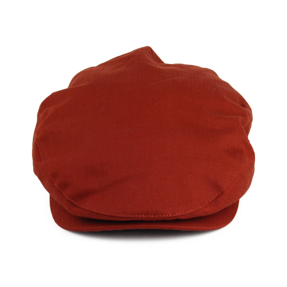 Casquette Plate Hooligan henné brûlé BRIXTON