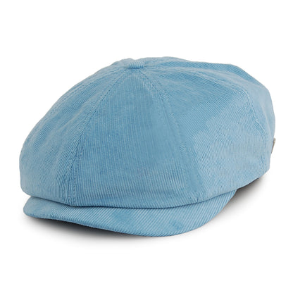 Casquette Gavroche en Velours Brood bleu ciel BRIXTON