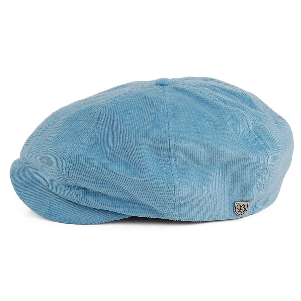 Casquette Gavroche en Velours Brood bleu ciel BRIXTON