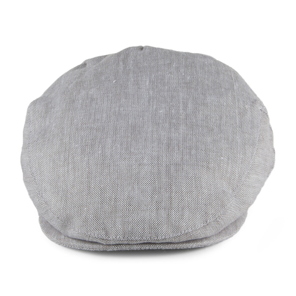 Casquette Plate en Lin Irlandais gris clair FAILSWORTH