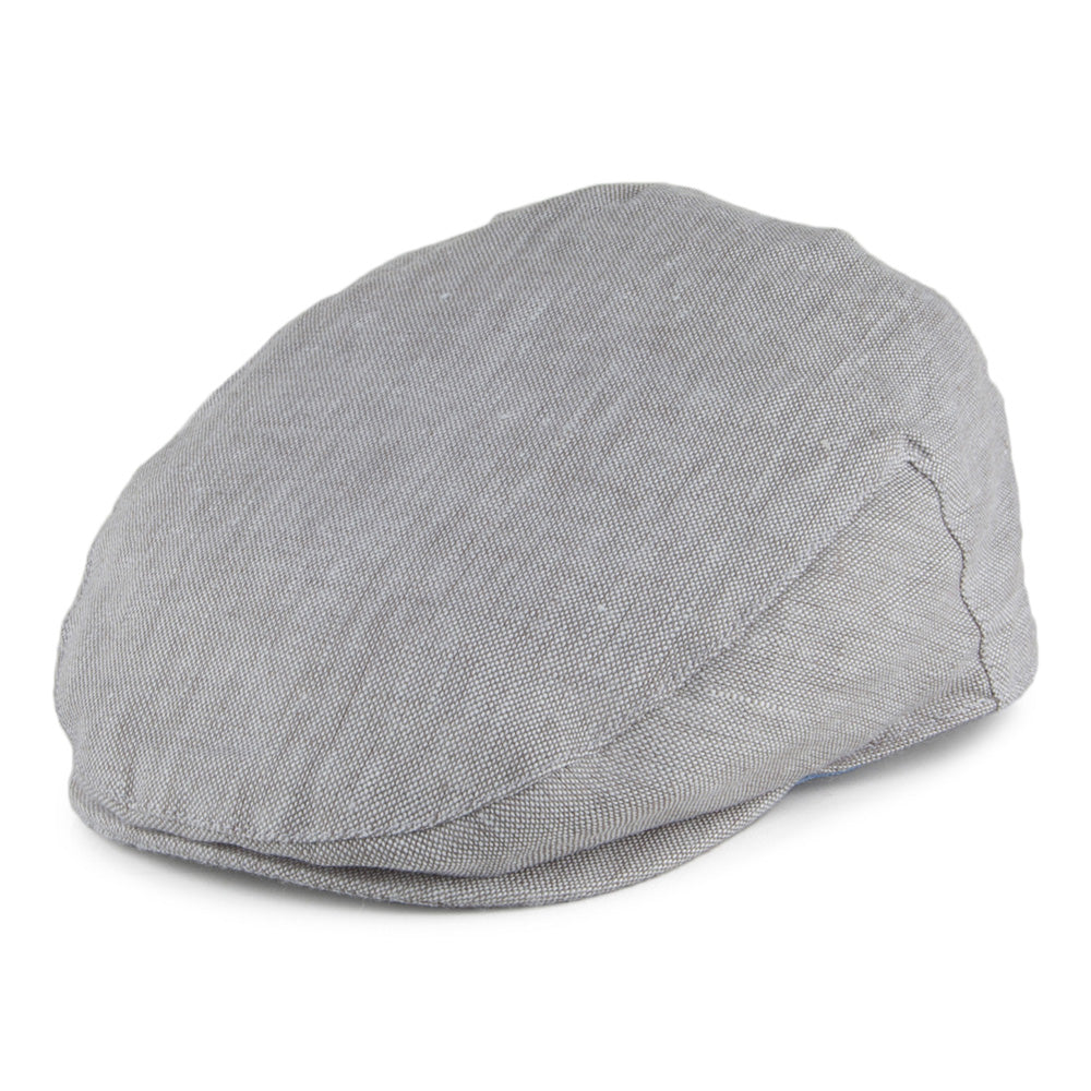 Casquette Plate en Lin Irlandais gris clair FAILSWORTH