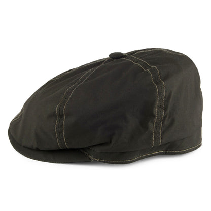 Casquette Gavroche Cirée Hudson olive FAILSWORTH