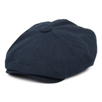 Casquette Gavroche en Lin Épais Alfie bleu marine CHRISTYS
