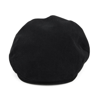 Casquette Plate en Lin et Coton Épais Skye Balmoral noir CHRISTYS
