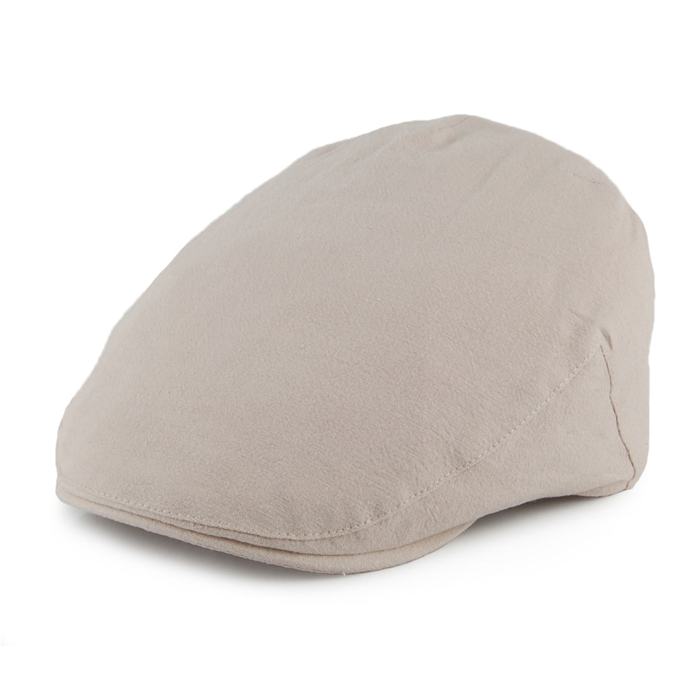 Casquette Plate en Lin et Coton Épais Skye Balmoral pierre CHRISTYS