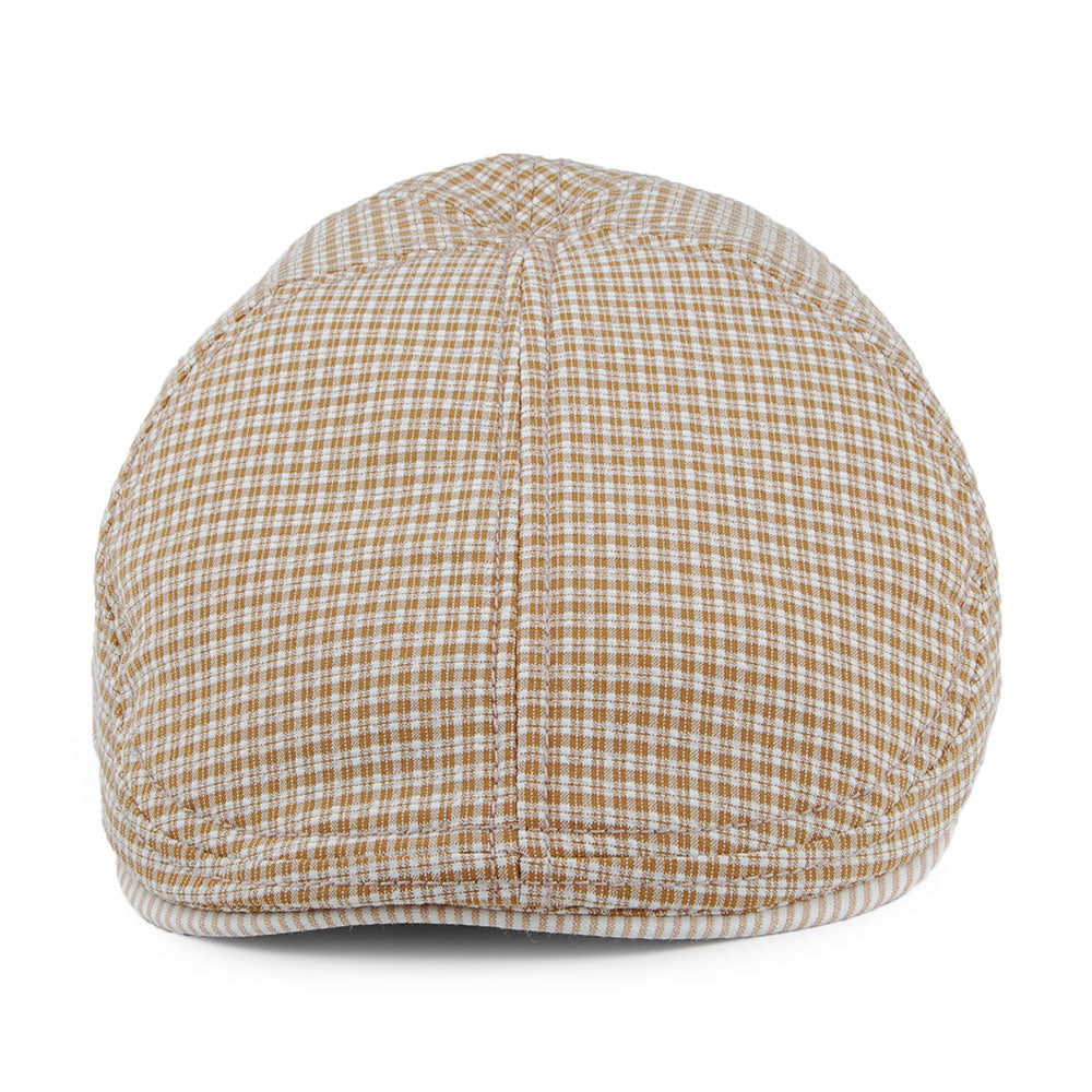 Casquette Plate à Carreaux Fridays moutarde GOORIN