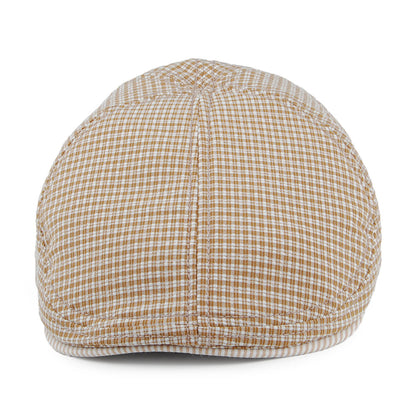 Casquette Plate à Carreaux Fridays moutarde GOORIN