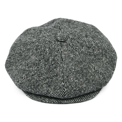 Casquette Gavroche Italienne en Tweed Galvin noir BAILEY