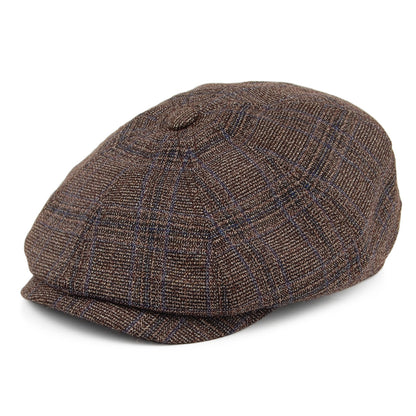 Casquette Gavroche Zeff marron-bleu BAILEY