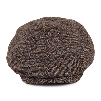 Casquette Gavroche Zeff marron-bleu BAILEY