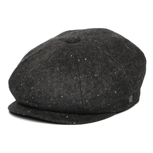 Casquette Gavroche Chinée et Mouchetée Blackheath noir-multi JAXON & JAMES