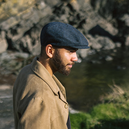 Casquette Gavroche Falconbrook bleu marine JAXON & JAMES