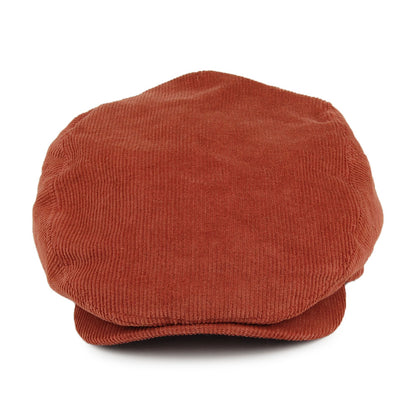 Casquette Plate en Velours Côtelé Ixia rouille BARTS