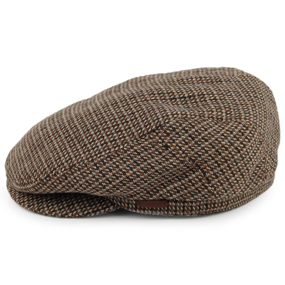 Casquette Plate Pied-de-Poule Oslo khaki BARTS