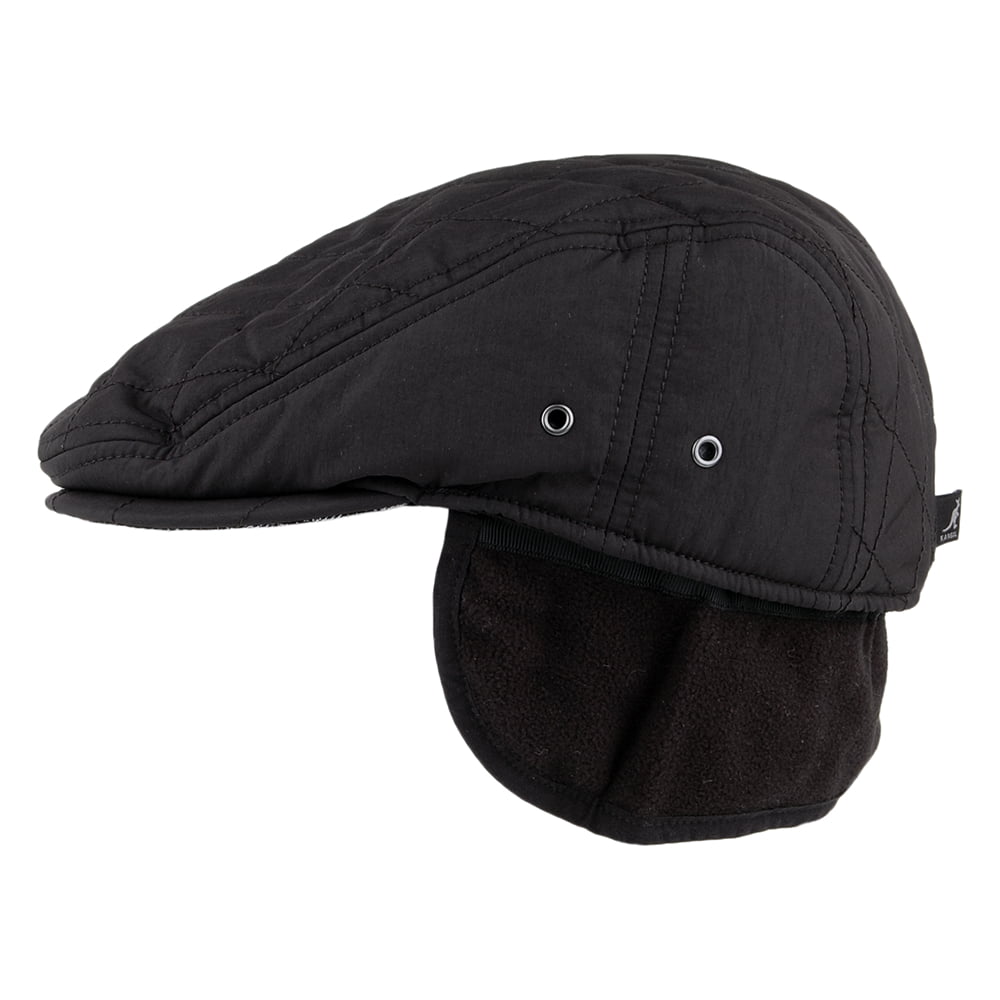 Casquette Plate avec Protège-Oreilles Hidden Layers Driving noir KANGOL