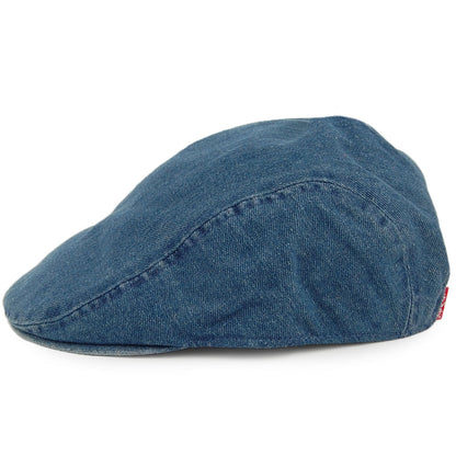 Casquette Plate en Jean Driver denim LEVI'S