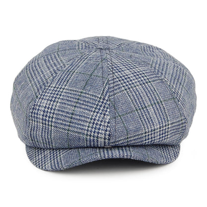 Casquette Gavroche Prince-de-Galles Brood bleu marine-gris BRIXTON