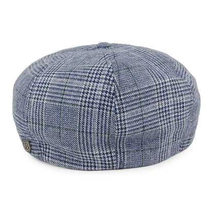 Casquette Gavroche Prince-de-Galles Brood bleu marine-gris BRIXTON