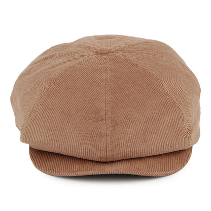 Casquette Gavroche en Velours Côtelé Brood marron BRIXTON