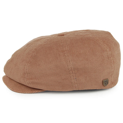 Casquette Gavroche en Velours Côtelé Brood marron BRIXTON