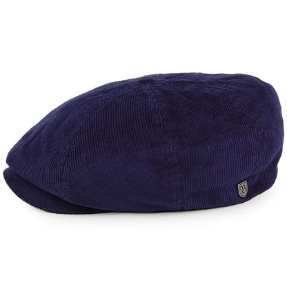 Casquette Gavroche en Velours Côtelé Brood bleu BRIXTON