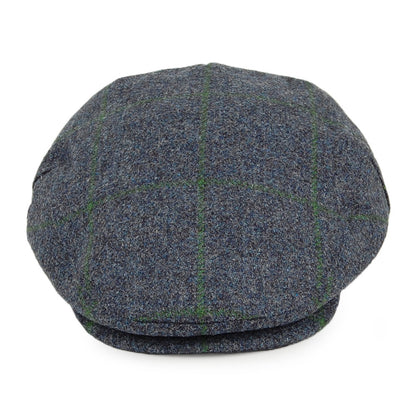 Casquette Plate Imperméable à Carreaux bleu-mousse FAILSWORTH