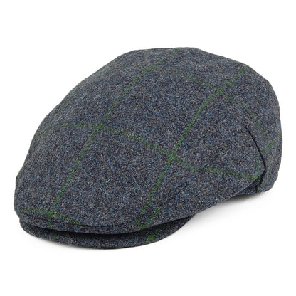 Casquette Plate Imperméable à Carreaux bleu-mousse FAILSWORTH