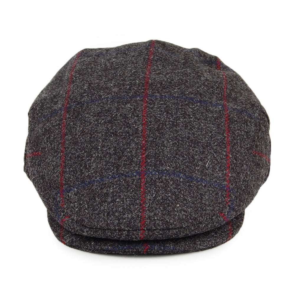 Casquette Plate Imperméable à Carreaux panaché de gris FAILSWORTH