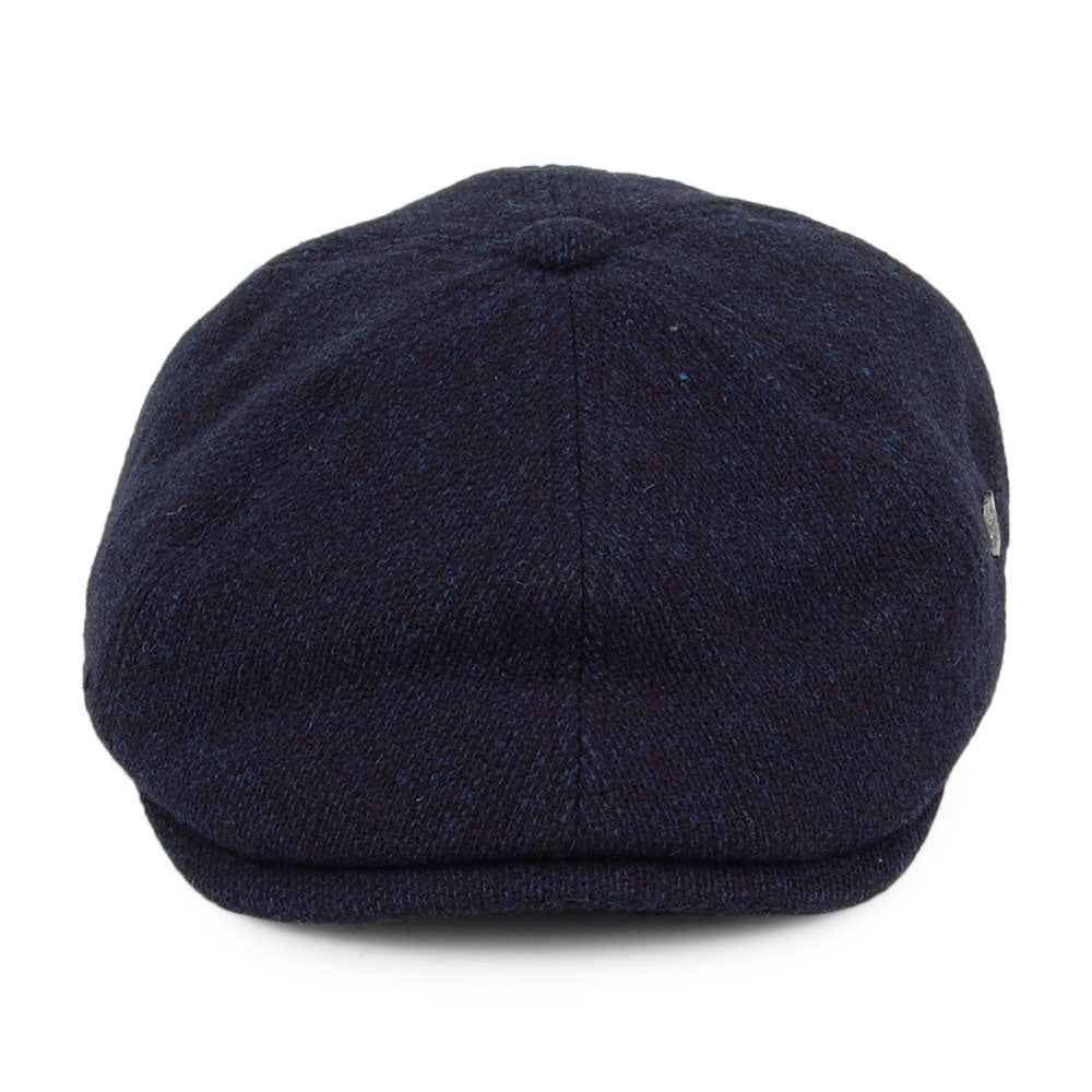 Casquette Gavroche en Laine d'Agneau Mérinos Hudson bleu marine FAILSWORTH
